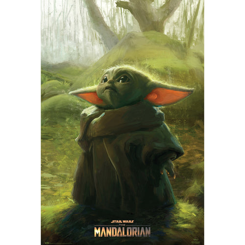 Grupo Erik GPE5487 Star Wars The Mandalorian The Child Art Poster 61X91,5cm | Yourdecoration.com