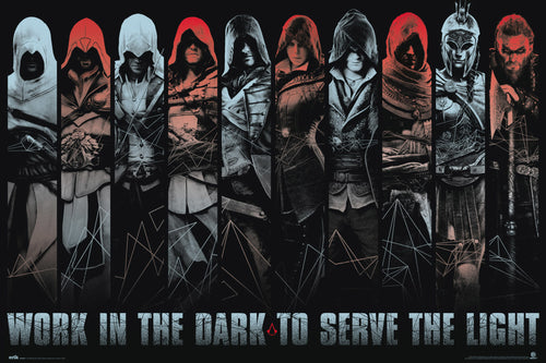 Grupo Erik GPE5501 Assassins Creed Work In The Dark Poster 91,5X61cm | Yourdecoration.com