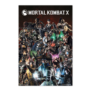 Grupo Erik GPE5510 Mortal Kombat Characters Poster 61X91,5cm | Yourdecoration.com