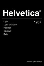 Grupo Erik GPE5540 Helvetica Poster 61X91,5cm | Yourdecoration.com