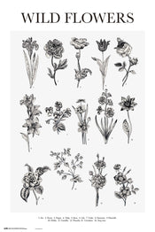 Grupo Erik GPE5546 Wild Flowers Poster 61X91,5cm | Yourdecoration.com