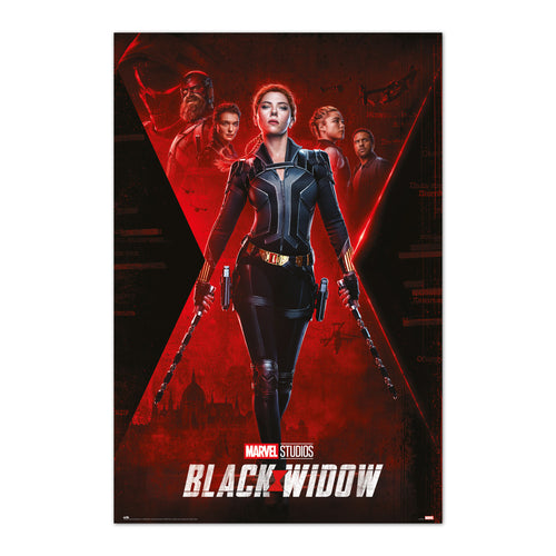 Grupo Erik GPE5574 Marvel Black Widow Poster 61X91,5cm | Yourdecoration.com