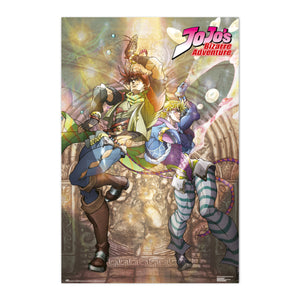 Grupo Erik Gpe5617 Jojos Bizarre Adventure Joseph Joestar Caesar Zeppeli Poster 61X91 5cm | Yourdecoration.com