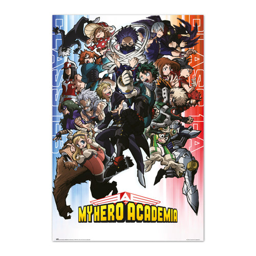 Grupo Erik Gpe5624 Poster My Hero Academia Class 1 A And Class 1 B | Yourdecoration.com