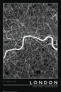 grupo erik gpe5634 london city map poster 61x91.5cm | Yourdecoration.com