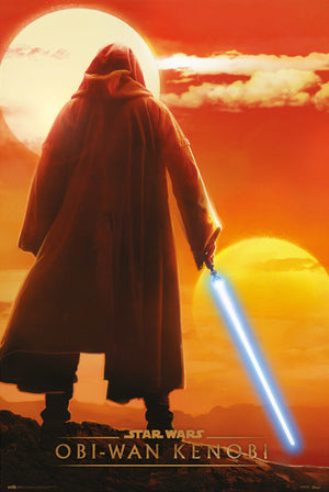 grupo erik gpe5663 star wars kenobi twin suns poster 61x91.5cm | Yourdecoration.com