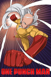 grupo erik gpe5679 one punch man saitama poster 61x91.5cm | Yourdecoration.com