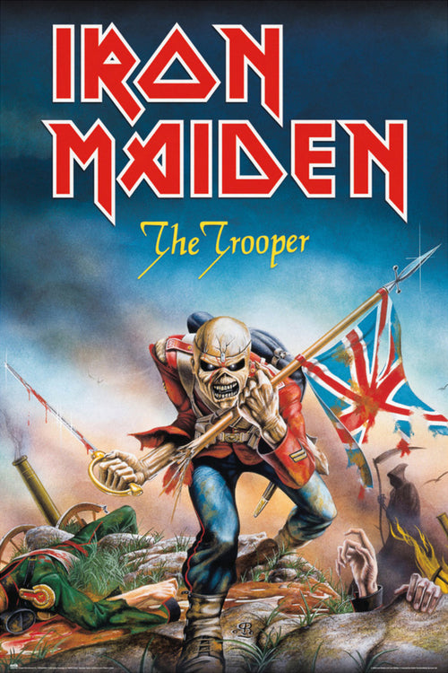 grupo erik gpe5705 iron maiden the trooper poster 61x91,5cm | Yourdecoration.com