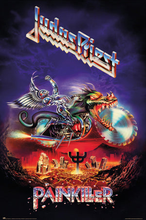 grupo erik gpe5713 judas priest painkiller poster 61x91,5cm | Yourdecoration.com