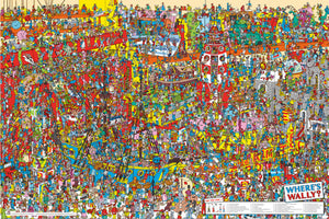 grupo erik gpe5728 where s wally poster 61x91 5cm | Yourdecoration.com