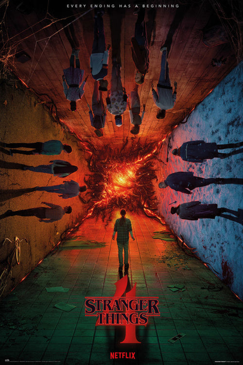 grupo erik gpe5755 stranger things teaser season 4 poster 61x91 5cm | Yourdecoration.com