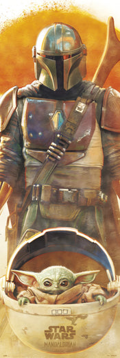 Grupo Erik PPGE8083 Star Wars The Mandalorian Poster 53X158cm | Yourdecoration.com