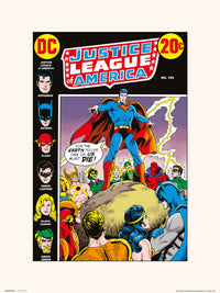 Grupo Erik Dc Comics Justice Leage Of America 102 Art Print 30x40cm | Yourdecoration.com