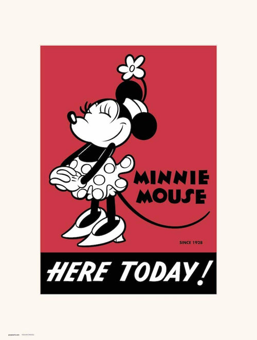 Grupo Erik Disney Minnie 90 Art Print 30x40cm | Yourdecoration.com