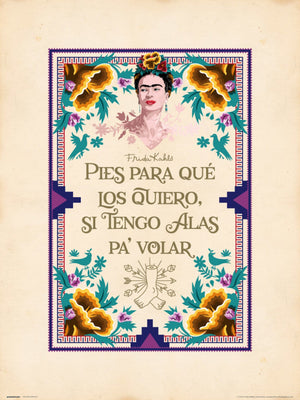 Grupo Erik Frida Kahlo Art Print 30x40cm | Yourdecoration.com