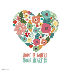 Grupo Erik Loreak Heart Art Print 30x30cm | Yourdecoration.com