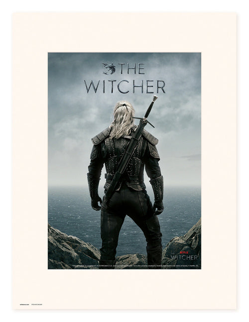 Grupo Erik The Witcher Backwards Art Print 30x40cm | Yourdecoration.com