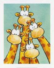 Jean Paul Courtsey Funny Friends II Art Print 40x50cm | Yourdecoration.com