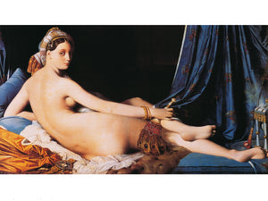 Dominique Ingres La Grande Odalisque Art Print 80x60cm | Yourdecoration.com