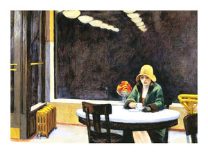 PGM Edward Hopper Automat 1927 Art Print 40x30cm | Yourdecoration.com