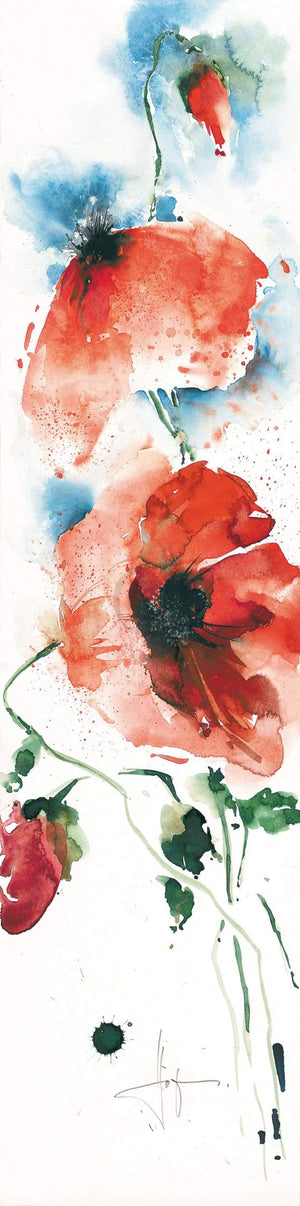 Ekkehard Hofmann Mohn I Art Print 20x99cm | Yourdecoration.com