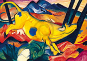 Franz Marc Die gelbe Kuh Art Print 29.7x21cm | Yourdecoration.com