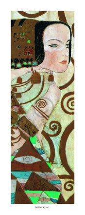 Gustav Klimt L'attesa Art Print 20x50cm | Yourdecoration.com