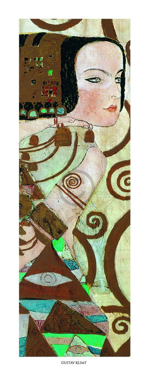 Gustav Klimt L'attesa Art Print 20x50cm | Yourdecoration.com