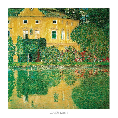 Gustav Klimt Schlosskammer on Attersee Art Print 70x70cm | Yourdecoration.com