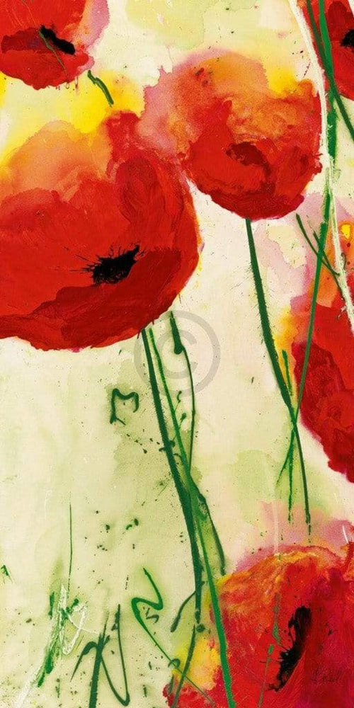 Heidi Reil Klatschmohn Art Print 50x100cm | Yourdecoration.com