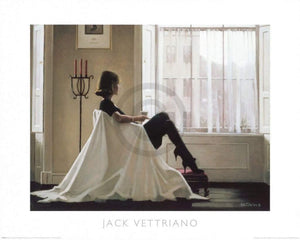 Jack Vettriano In Thoughts of You Art Print 50x40cm | Yourdecoration.com