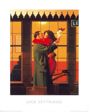 Jack Vettriano Back Where You Belong Art Print 40x50cm | Yourdecoration.com