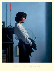 Jack Vettriano Valentine Rose Art Print 60x80cm | Yourdecoration.com