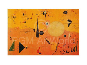 Joan Miro Paysage Catalan Art Print 80x60cm | Yourdecoration.com