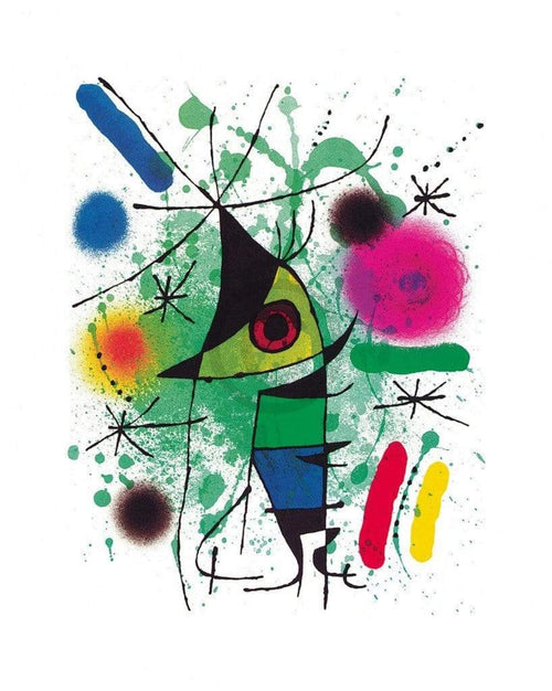 Joan Miro The singing Fish Art Print 70x100cm | Yourdecoration.com