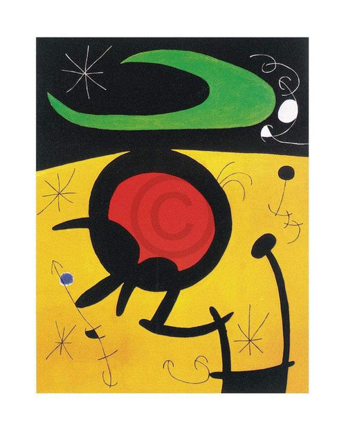 Joan Miro Vuelo de pajaros Art Print 40x50cm | Yourdecoration.com