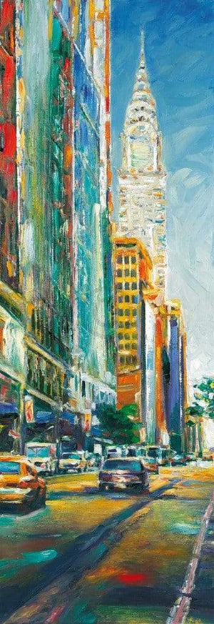 JÃ¼rgen Schmiedekampf Leaving Bryant Park Art Print 34x99cm | Yourdecoration.com