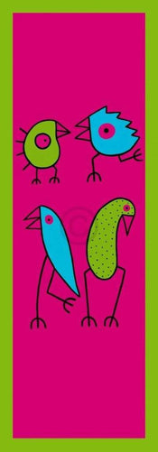 Birdman Hans Lan We are just fine Art Print 35x100cm | Yourdecoration.com