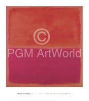 Mark Rothko No. 3, 1967 Art Print 71x81cm | Yourdecoration.com