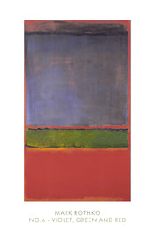 Mark Rothko No. 6, 1951 Art Print 61x91cm | Yourdecoration.com