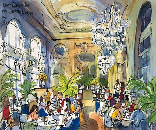 Michael Leu Luncheon, MusÃ©e d'Orsay Art Print 60x50cm | Yourdecoration.com