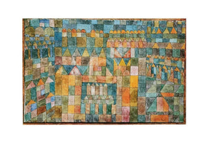 Paul Klee Quartiere Art Print 80x60cm | Yourdecoration.com