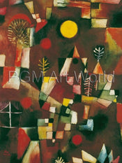 Paul Klee Der Vollmond Art Print 60x80cm | Yourdecoration.com