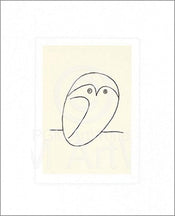 Pablo Picasso Le Hibou Art Print 50x60cm | Yourdecoration.com