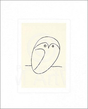 Pablo Picasso Le Hibou Art Print 50x60cm | Yourdecoration.com