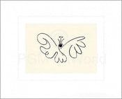 Pablo Picasso Le Papillon Art Print 50x60cm | Yourdecoration.com