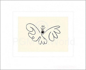 Pablo Picasso Le Papillon Art Print 50x60cm | Yourdecoration.com