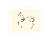 Pablo Picasso Le Cheval Art Print 50x60cm | Yourdecoration.com