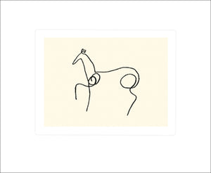 Pablo Picasso Le Cheval Art Print 50x60cm | Yourdecoration.com