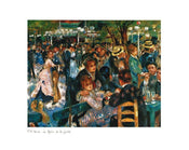 Auguste Renoir Le Moulin de la Galette Art Print 70x50cm | Yourdecoration.com